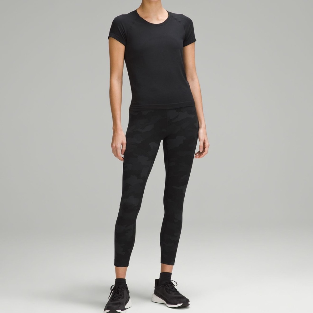 Black Camo Leggings and Tee Set